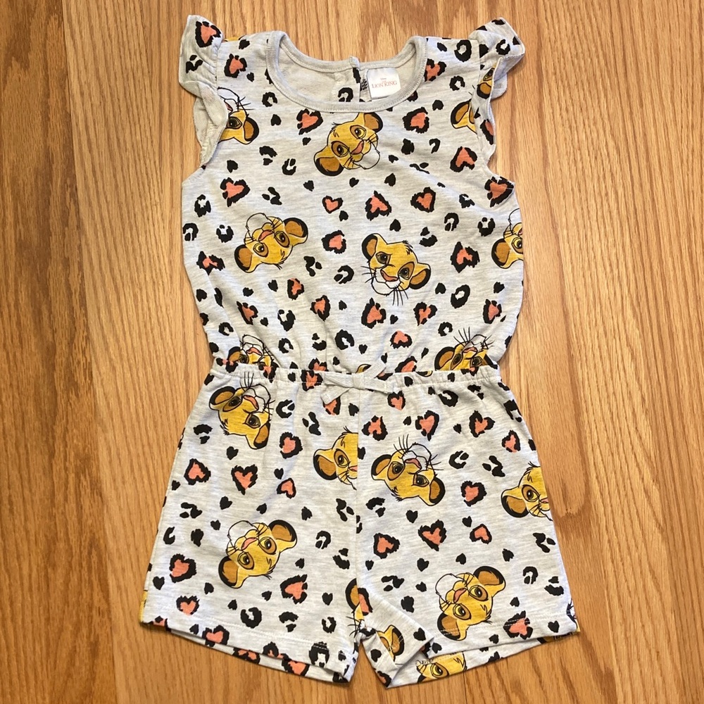 Disney Lion King Romper - 4T girl NWT